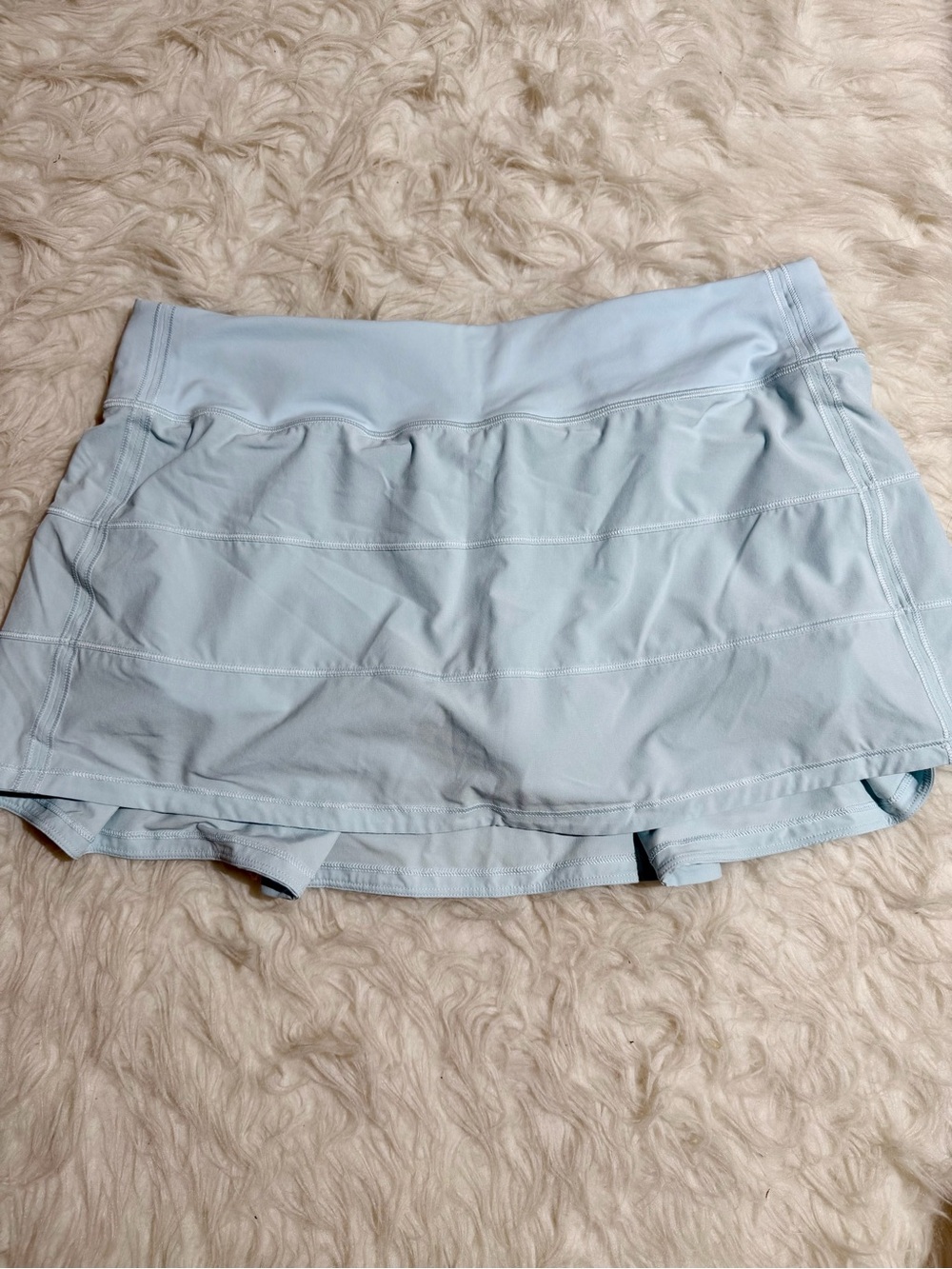 Lululemon Size 10 Light Blue Women’s Active Skort Shorts Tennis Skirt Workout